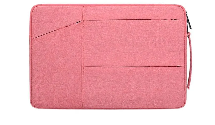 Multifunction High Quality Waterproof Laptop Sleeve Bag-Pink