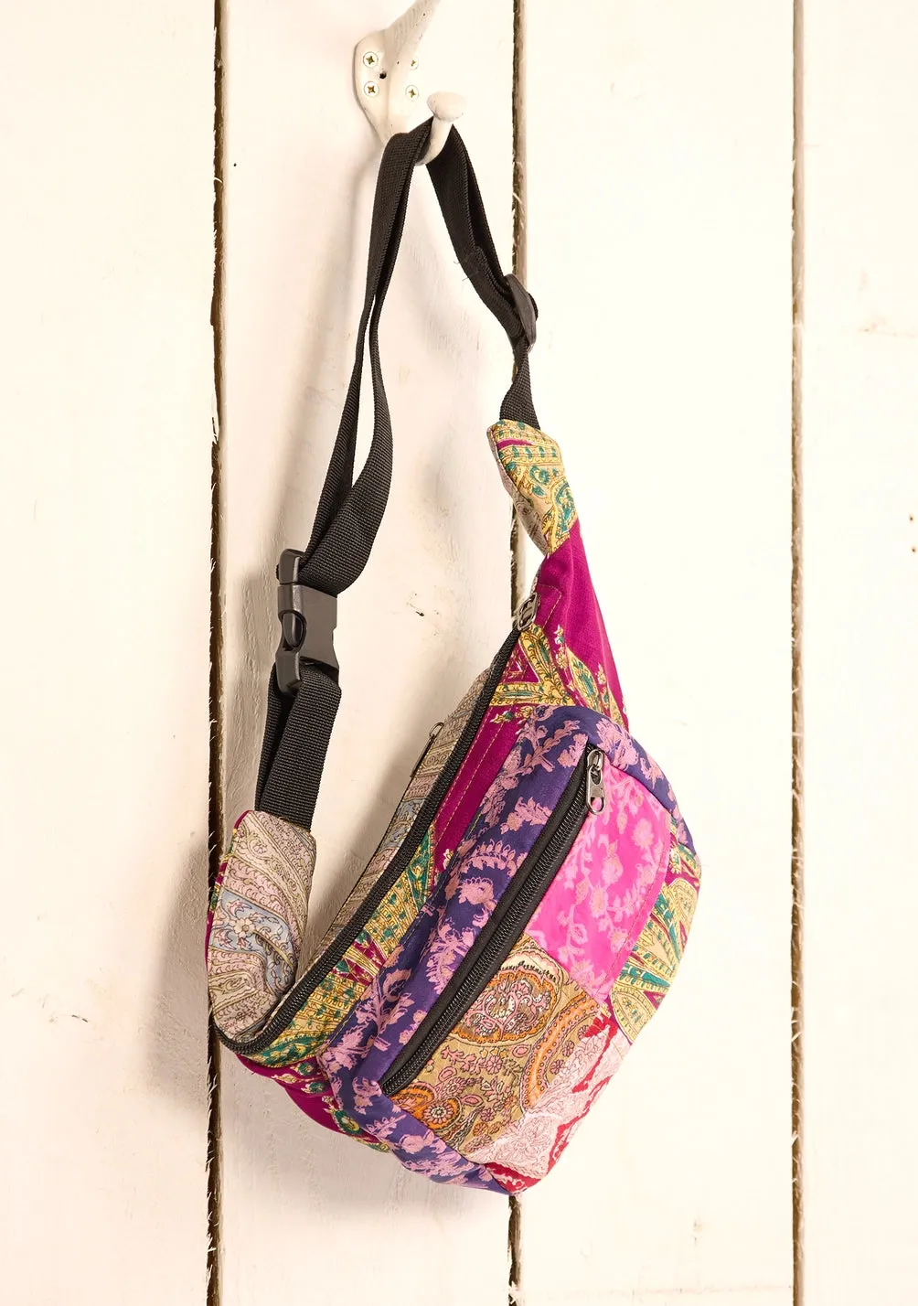 Mystery Recycled Sari Patchwork Fanny Pack