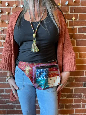 Mystery Recycled Sari Patchwork Fanny Pack