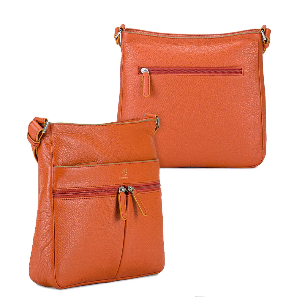 Mywalit Cortona double pocket crossbody bag