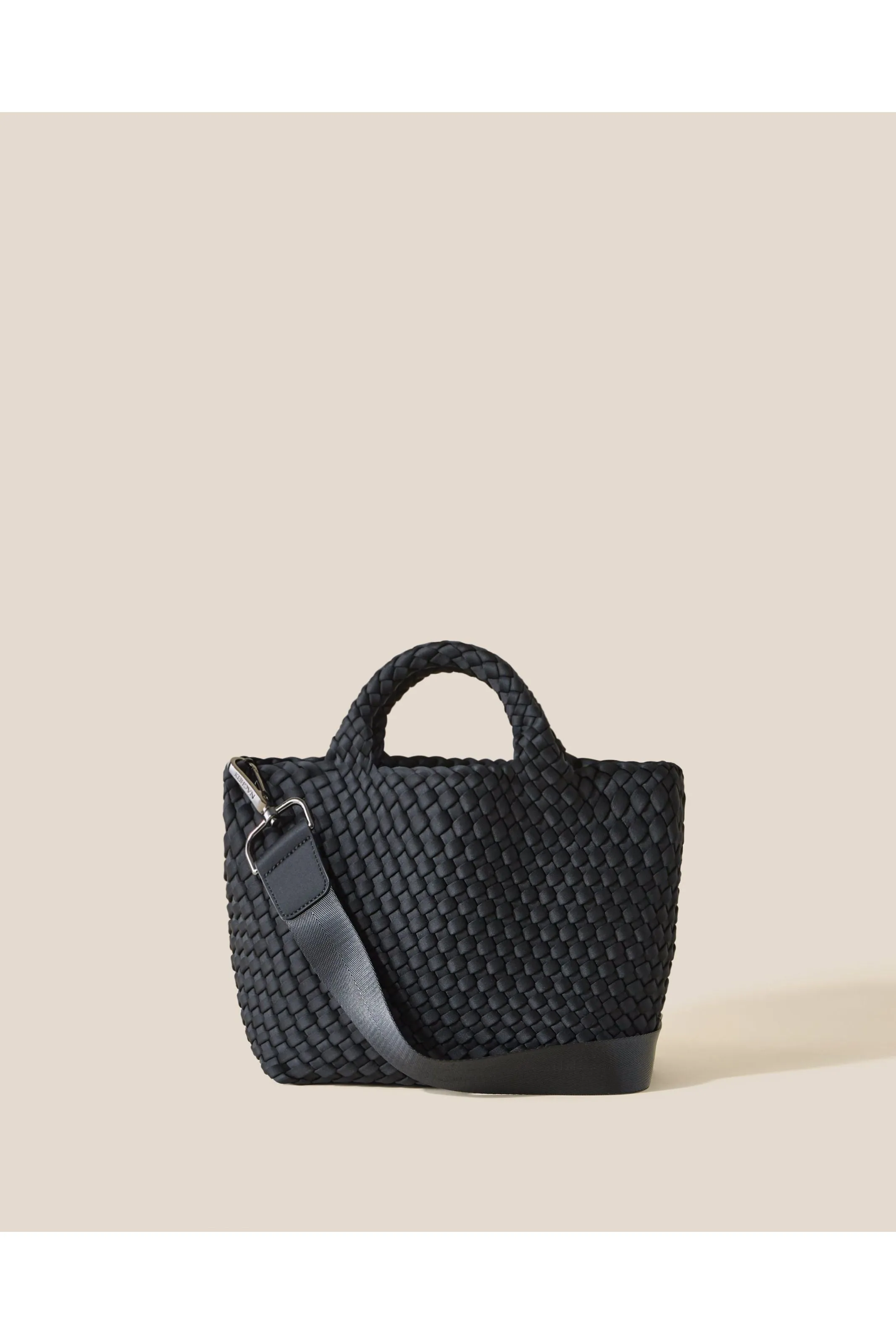 NAGHEDI St. Barth's Small Tote Solid Bag SN0140  | Onyx