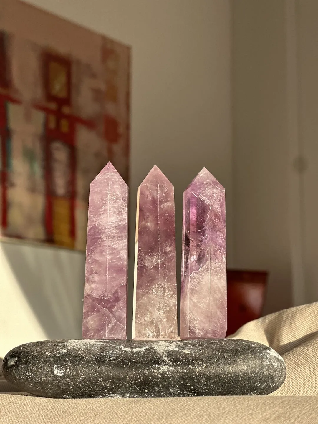 Natural Amethyst Crystal Wand (Large)