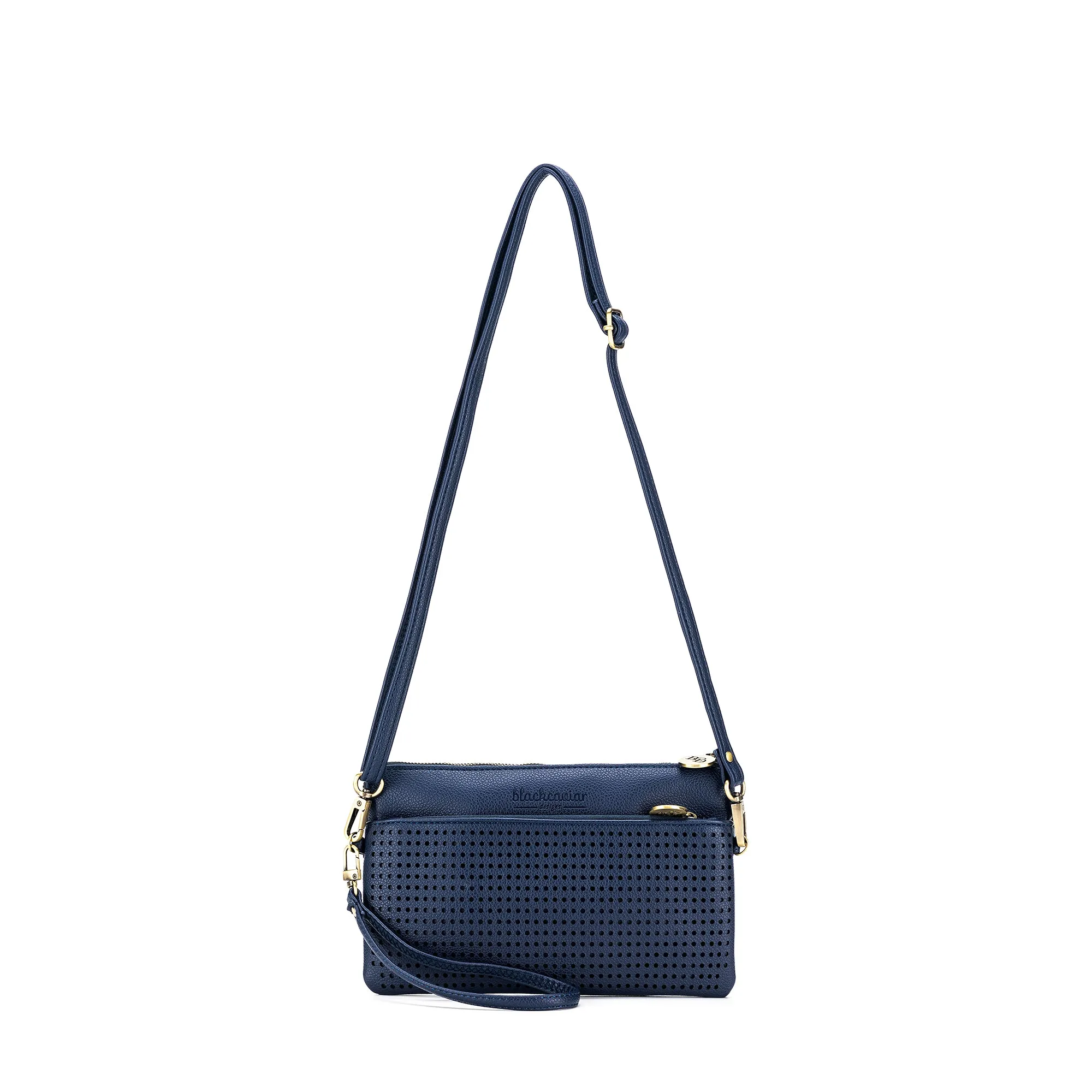 Nina Deep Navy Crossbody/Clutch