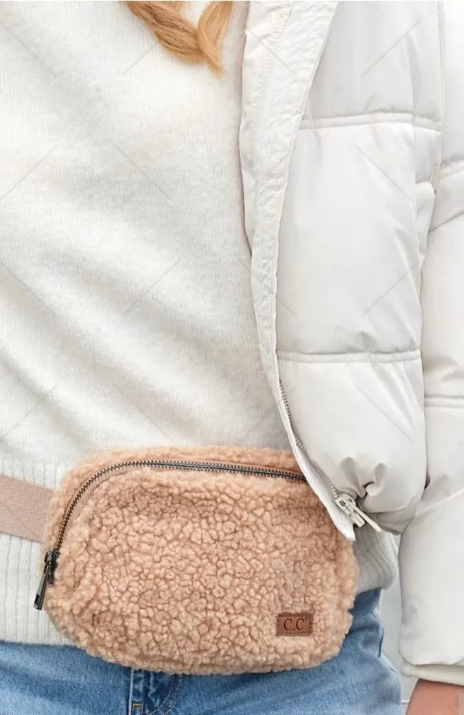 On the Go Sherpa Belt Sling Bag