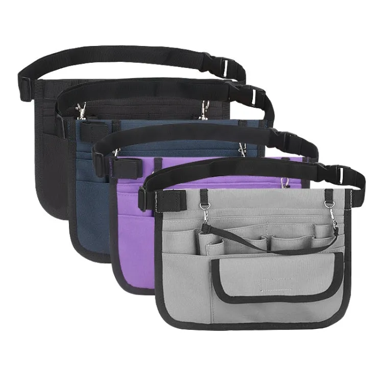 Oxford Portable Medical Personnel Tool Waist Bag(Purple)