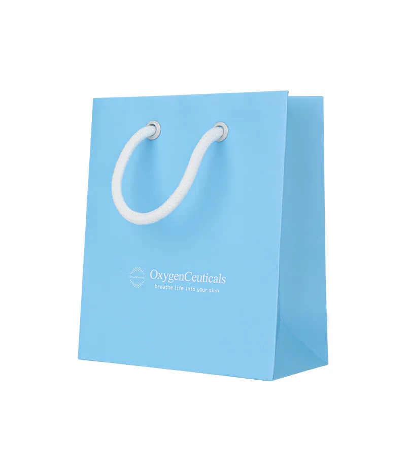 OxygenCeuticals Blue Shopping Bag (15ea)