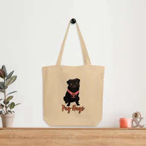 Oyster Eco Tote Bag Pinky Pug Hugs