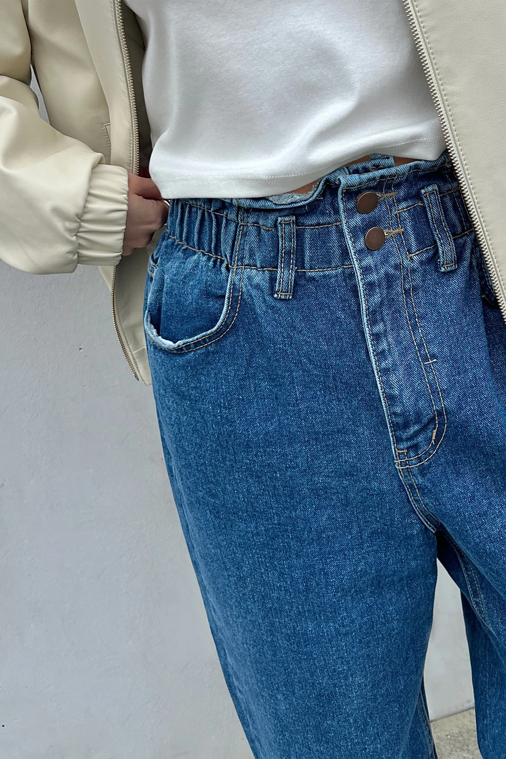 PAPERBAG WAIST JEAN