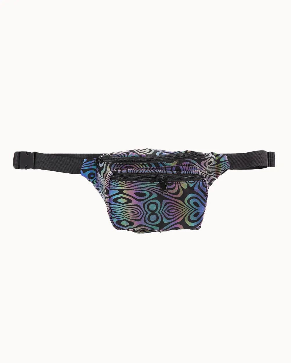 Parallel Universe Rainbow Reflective Fanny Pack