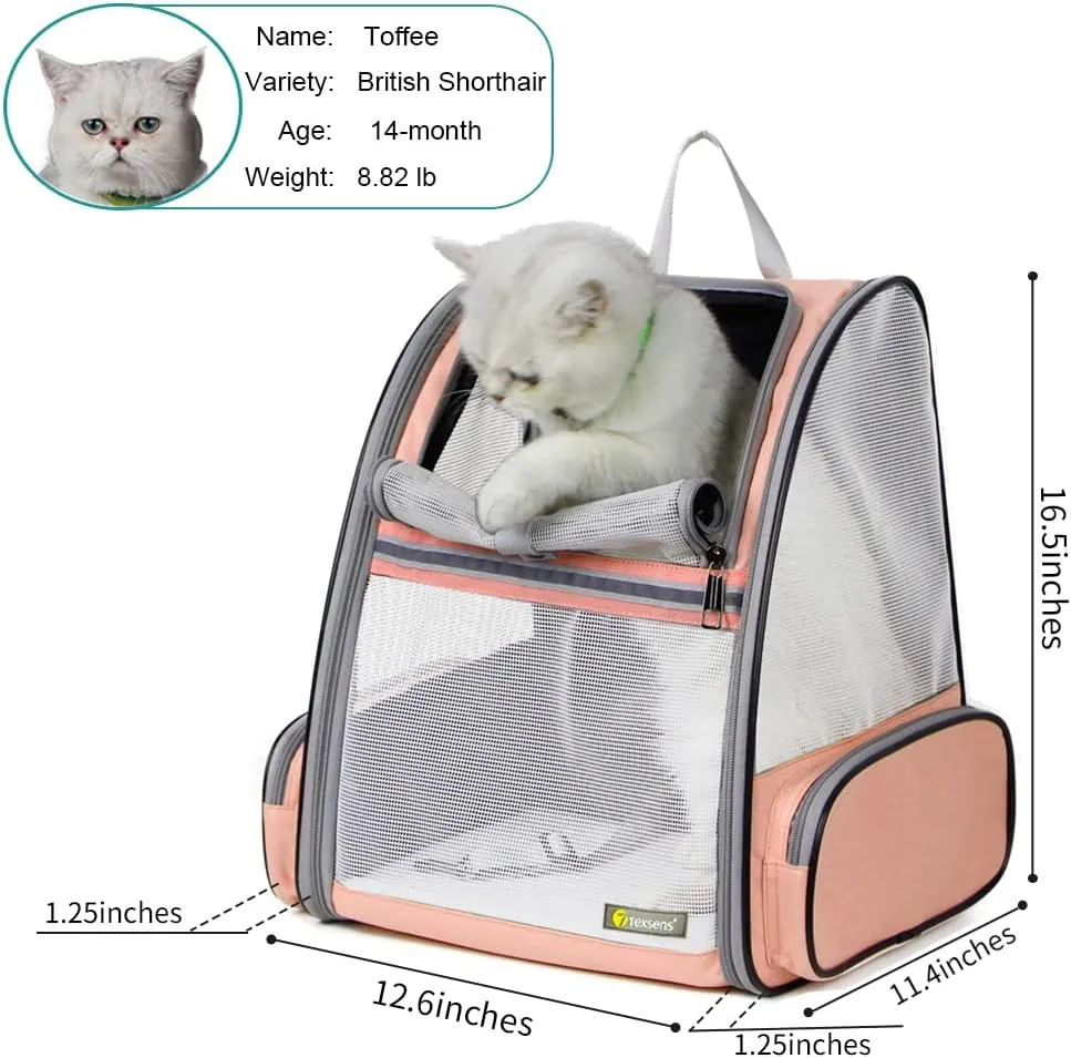 Pet Backpack Carrier for Small Cats Dogs