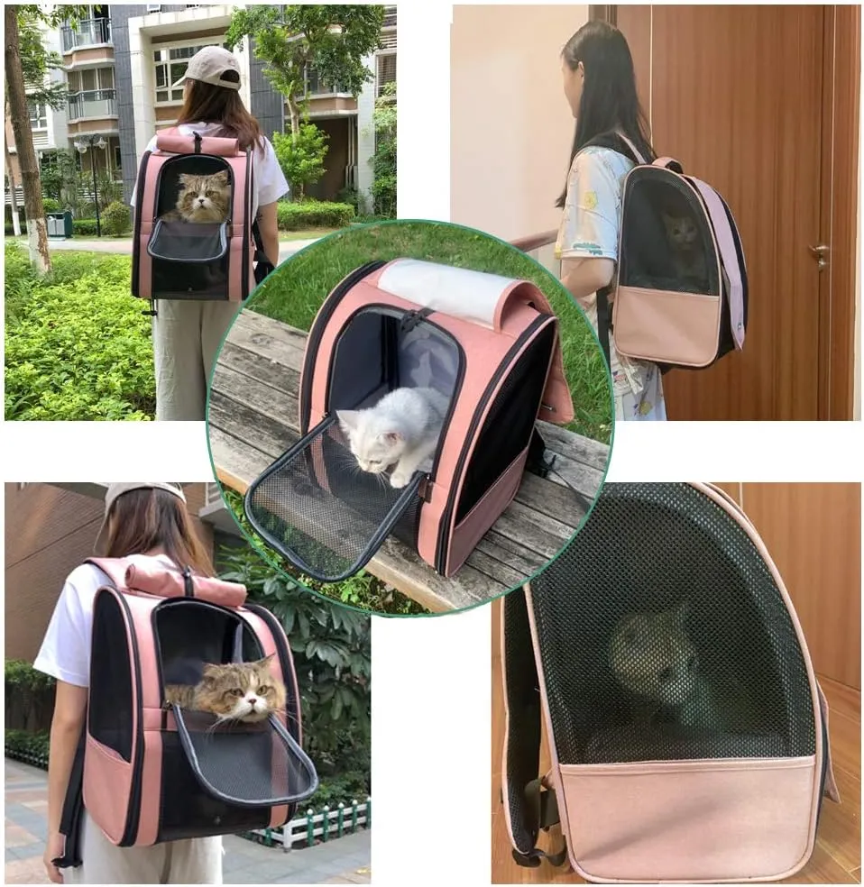 Pet Backpack Carrier for Small Cats Dogs