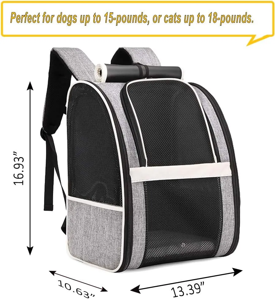 Pet Backpack Carrier for Small Cats Dogs