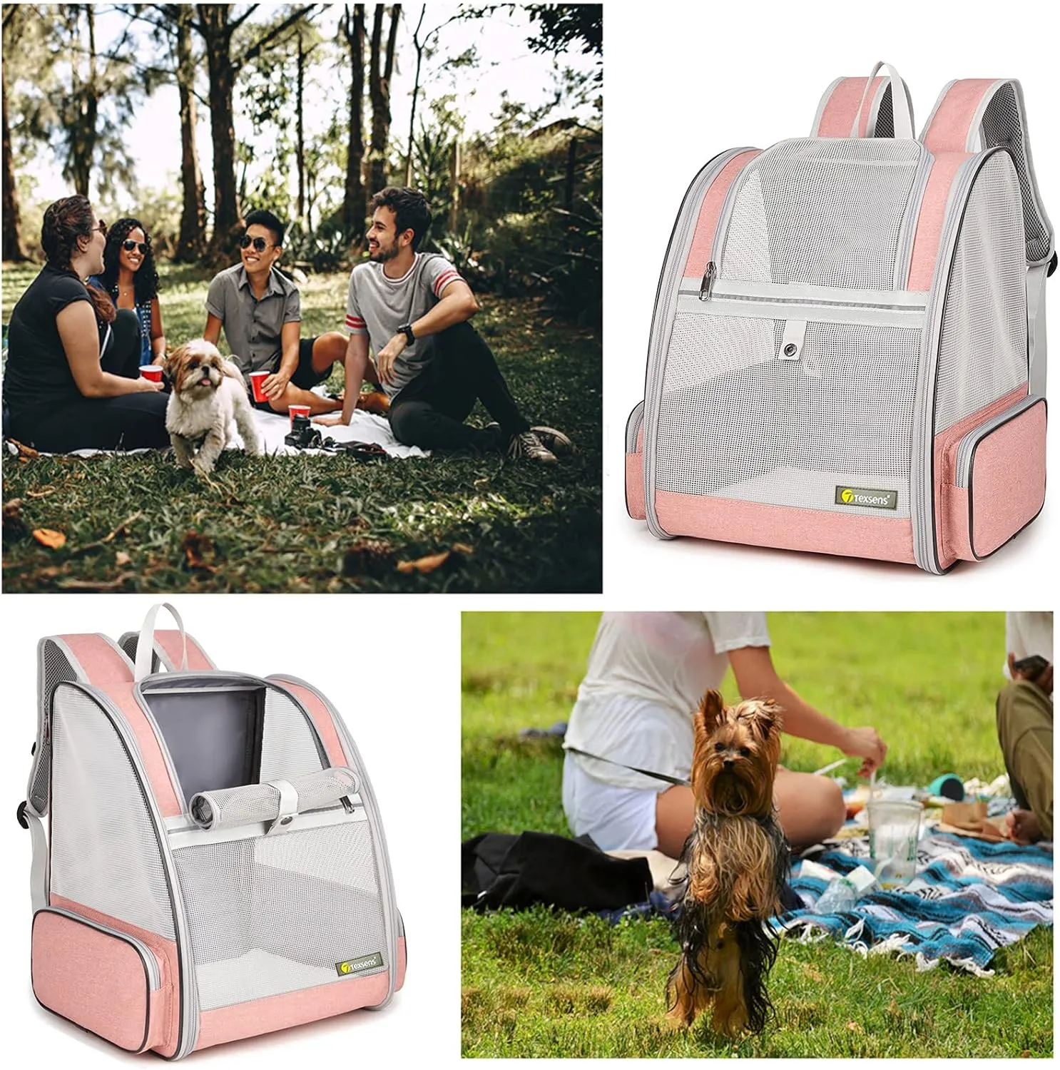 Pet Backpack Carrier for Small Cats Dogs