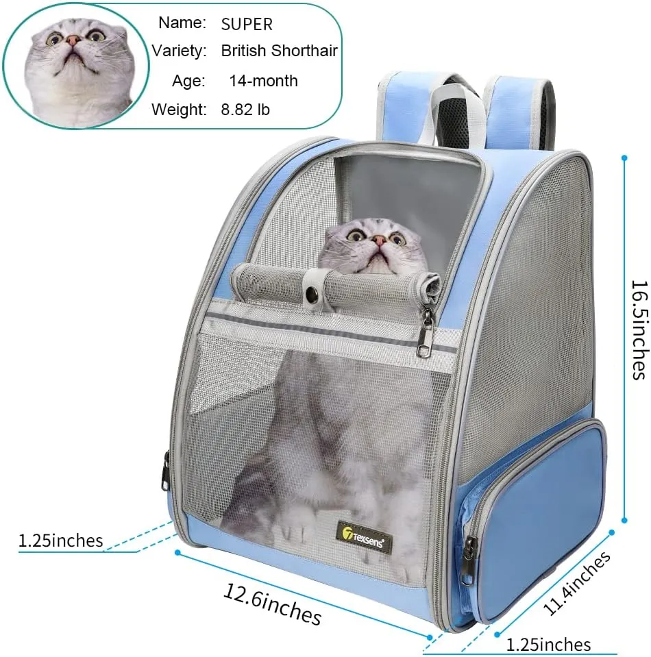 Pet Backpack Carrier for Small Cats Dogs