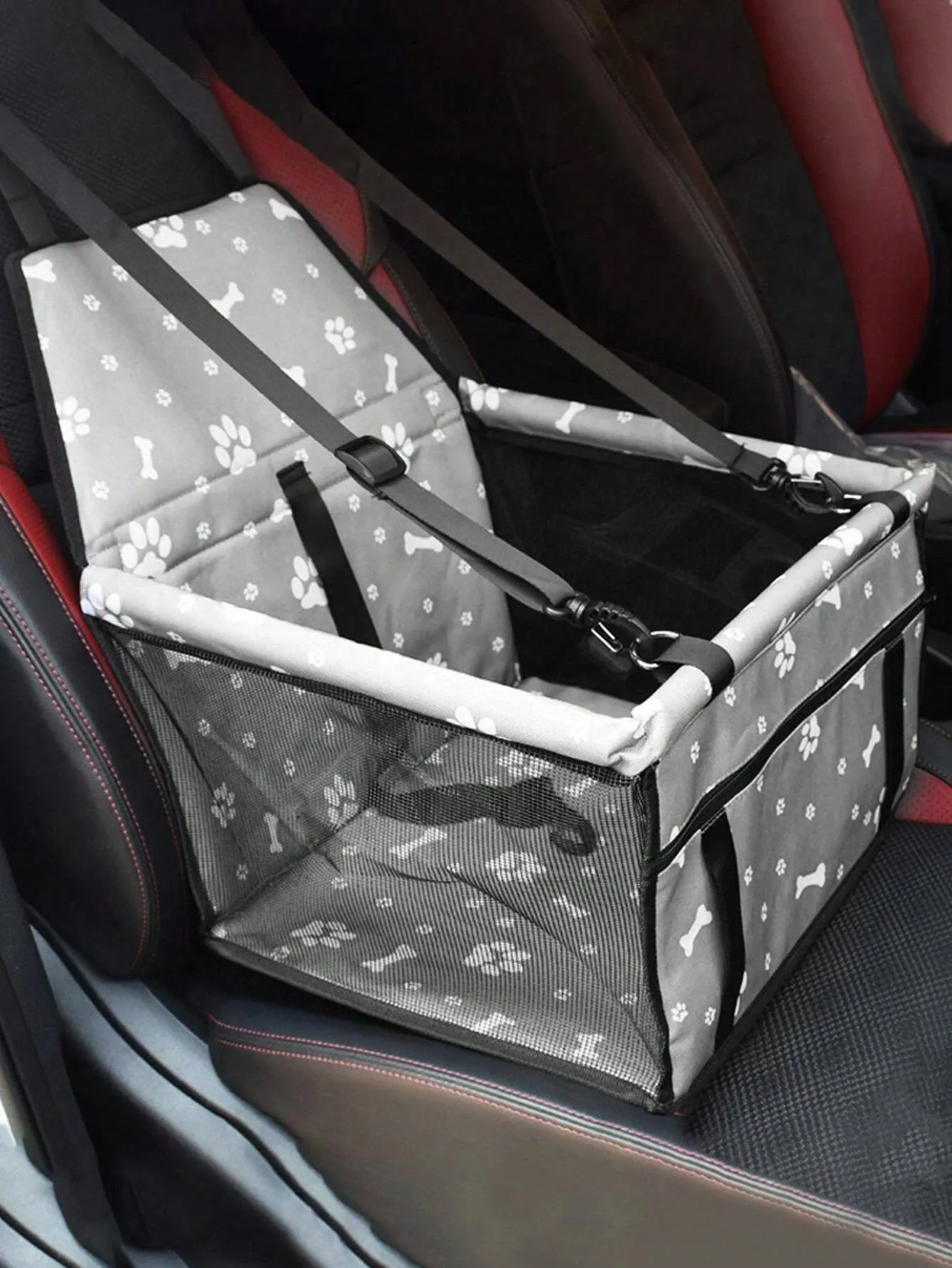 Pet Car Seat, Pet Carrier Basket For Dog And Cat, Pet Car Travel Bag