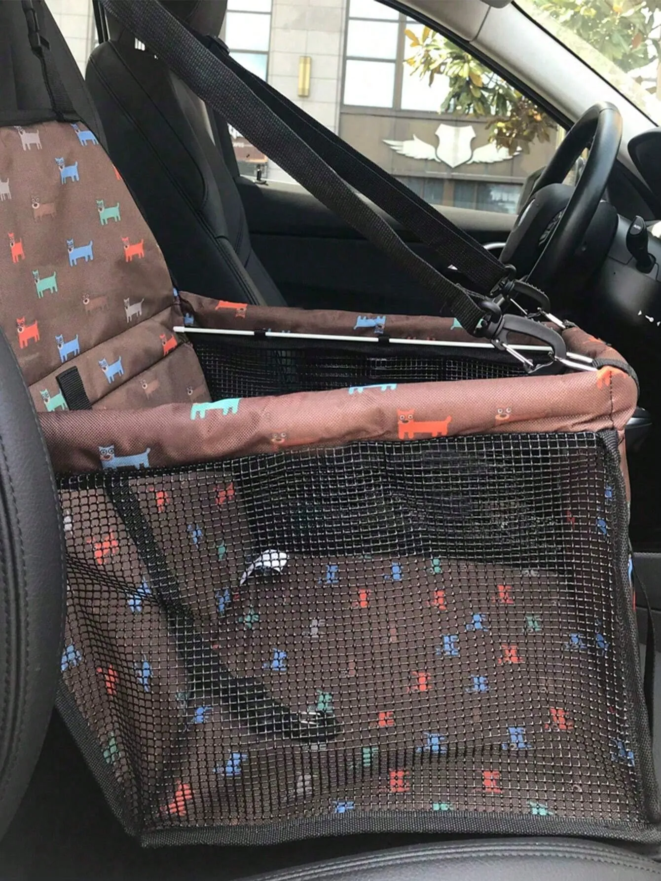 Pet Car Seat, Pet Carrier Basket For Dog And Cat, Pet Car Travel Bag