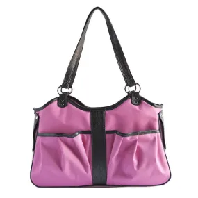 Petote Metro Dog Carrier Pink And Black