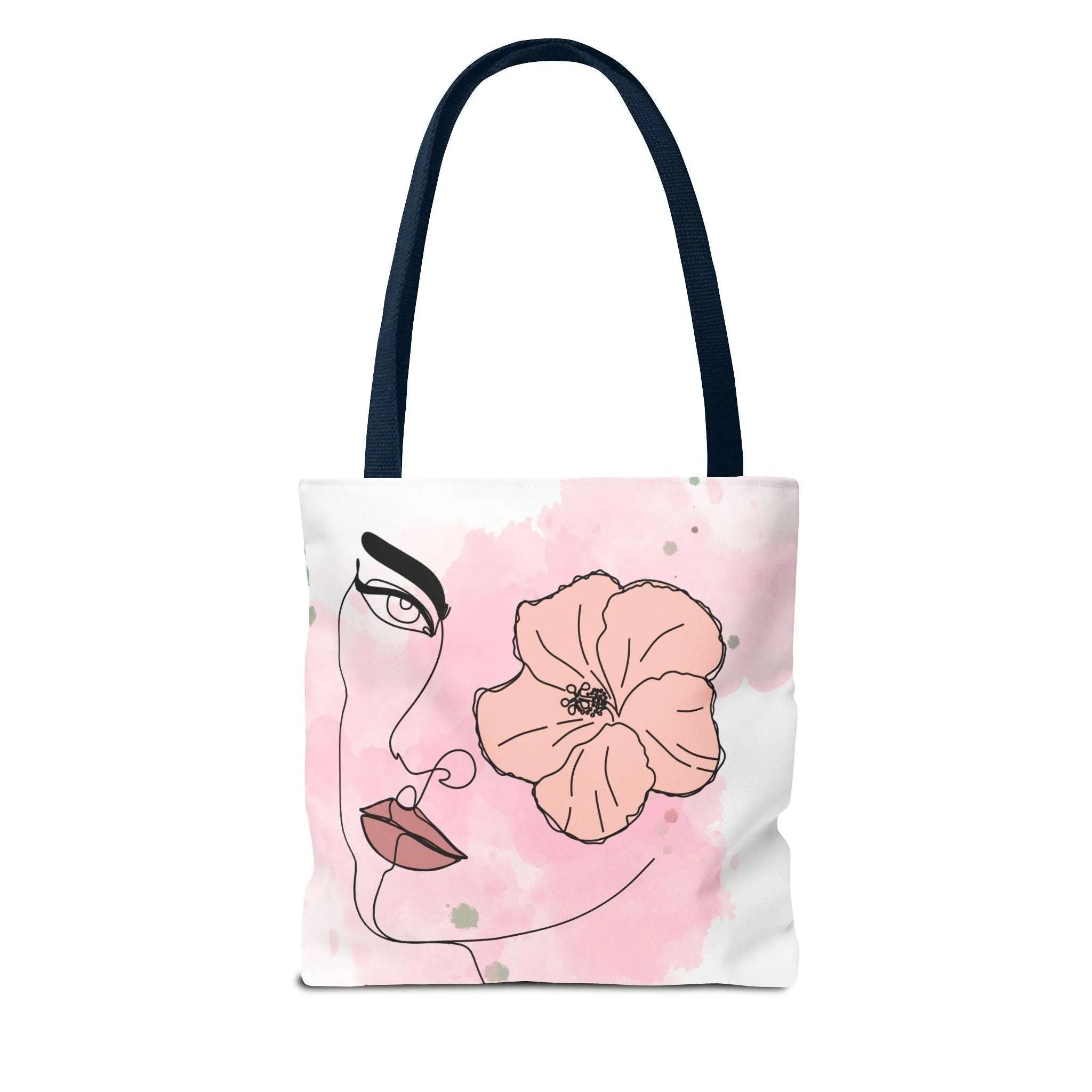 Pink Flower Eye Tote Bag