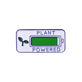 Plant Powered Metal Pin