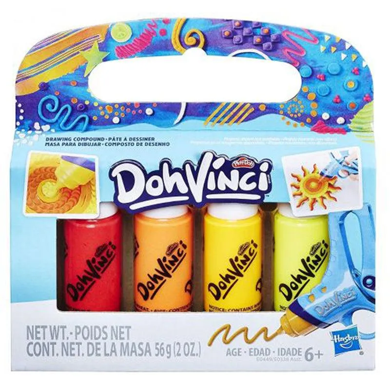 Play-Doh DohVinci 4-Pack Drawing Compound - Sunburst