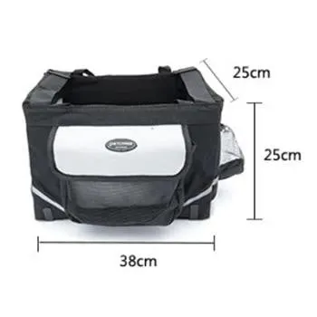 Portable Pet Bicycle Carrier Basket