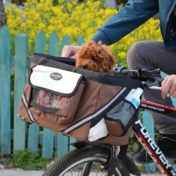 Portable Pet Bicycle Carrier Basket