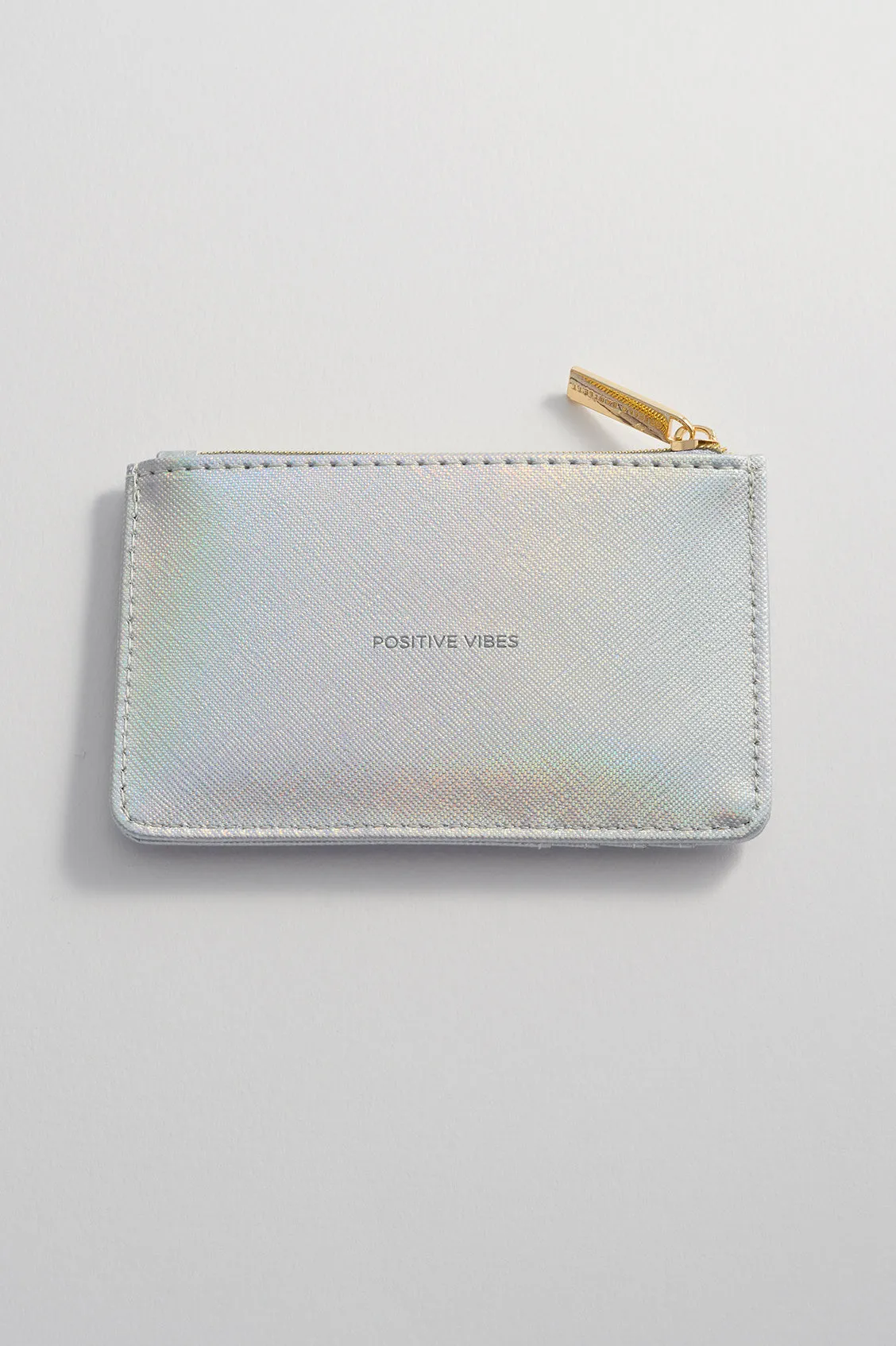 Positive Vibes Rectangle Card Purse