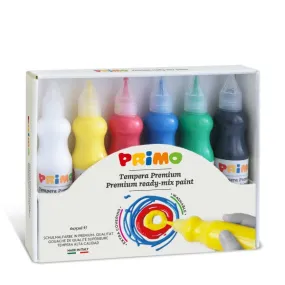 Primo 75mL Poster Paints 6pk