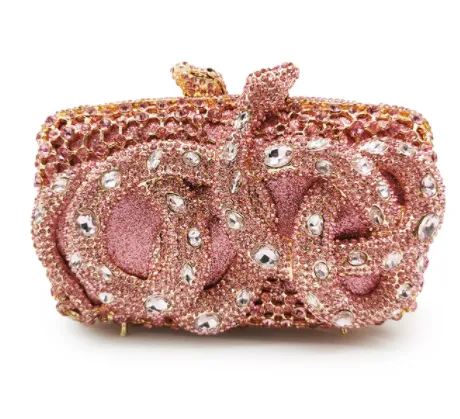 Python Rhinestone Dinner Bag