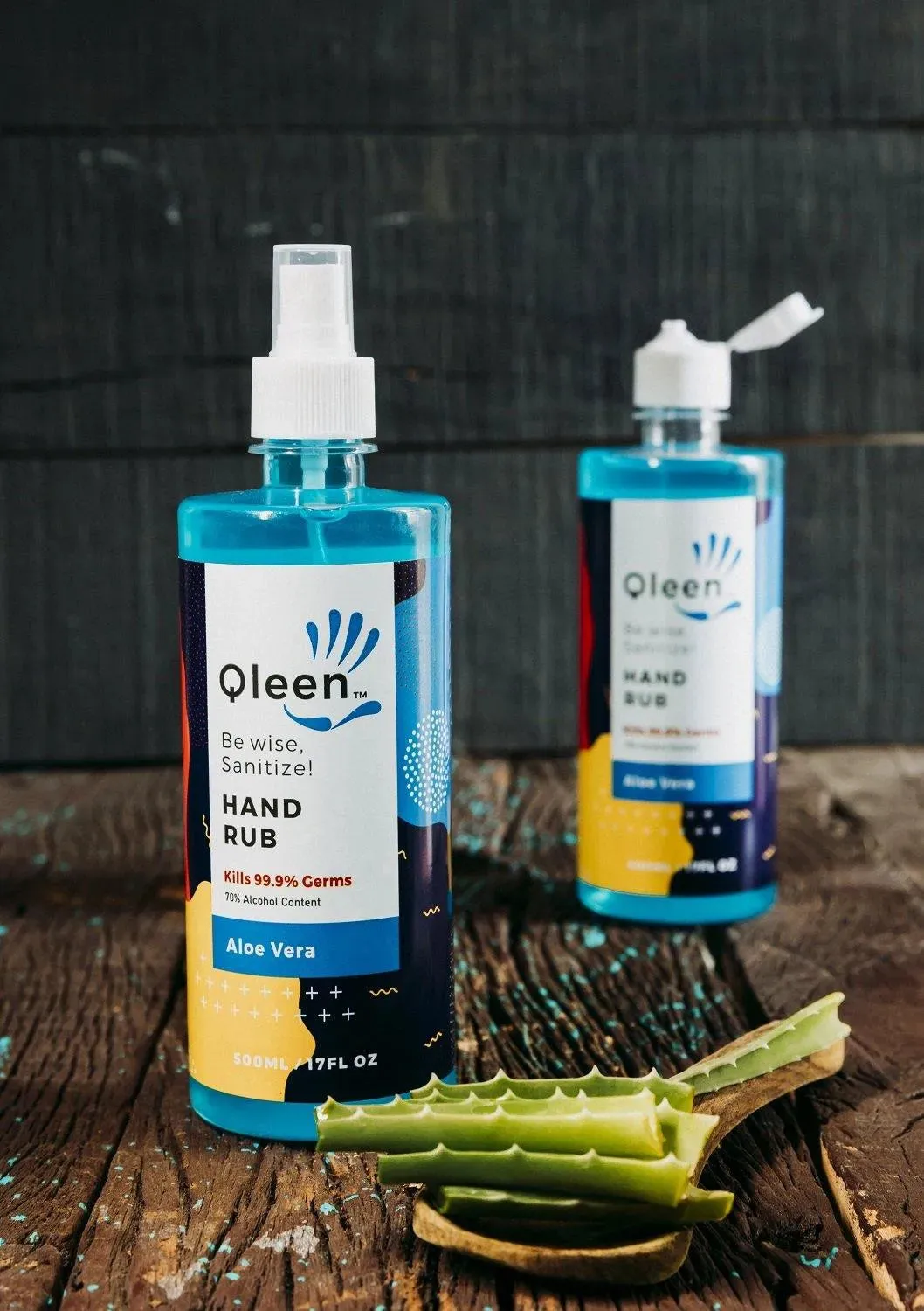 Qleen Hand Sanitizing Rub 500ml