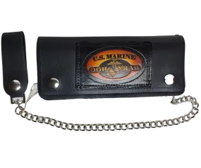 "USMC Semper Fi" 7" Chain Wallet