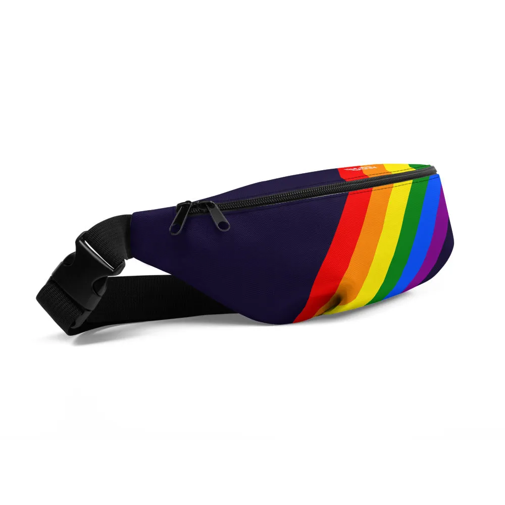 Rainbow Pride Flag Diagonal Fanny Pack/Bum Bag