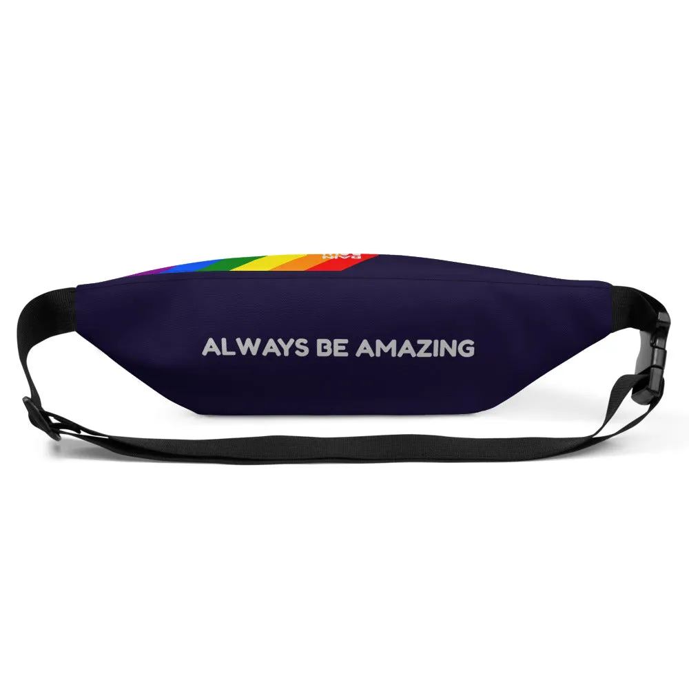 Rainbow Pride Flag Diagonal Fanny Pack/Bum Bag