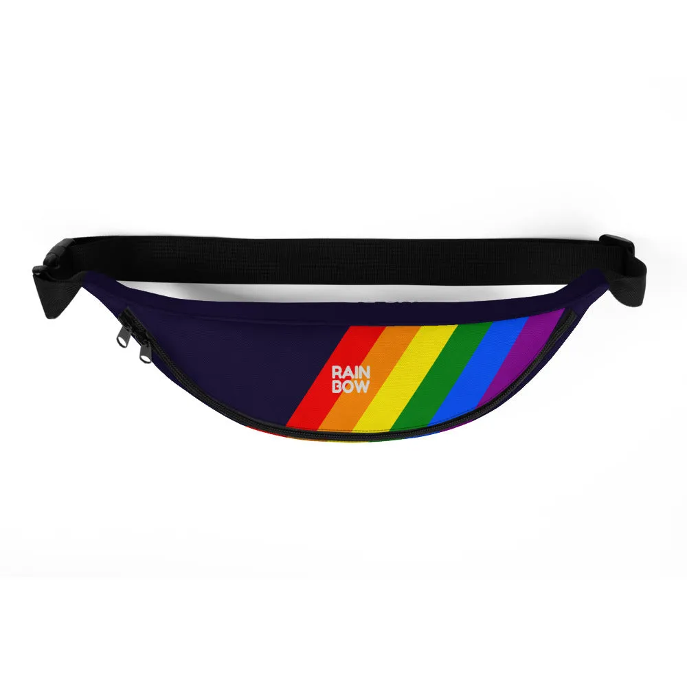 Rainbow Pride Flag Diagonal Fanny Pack/Bum Bag