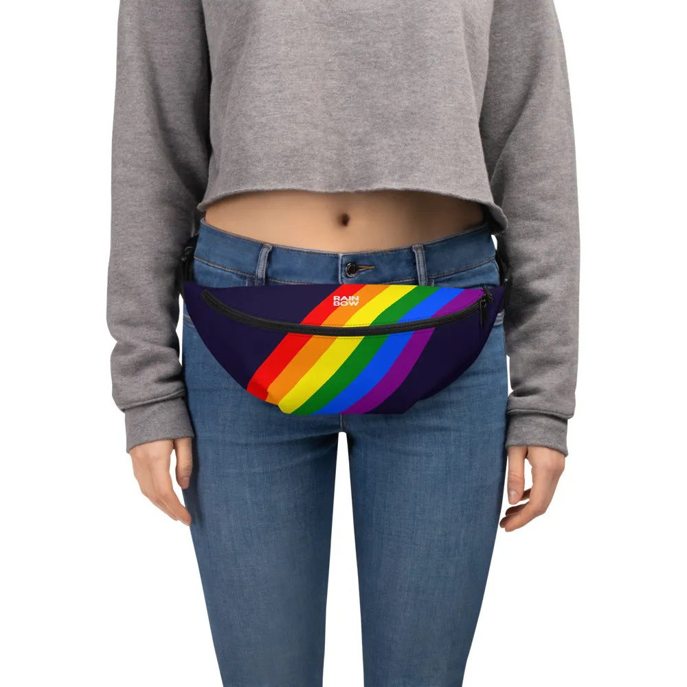 Rainbow Pride Flag Diagonal Fanny Pack/Bum Bag