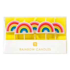 Rainbow Shaped Cake Candles