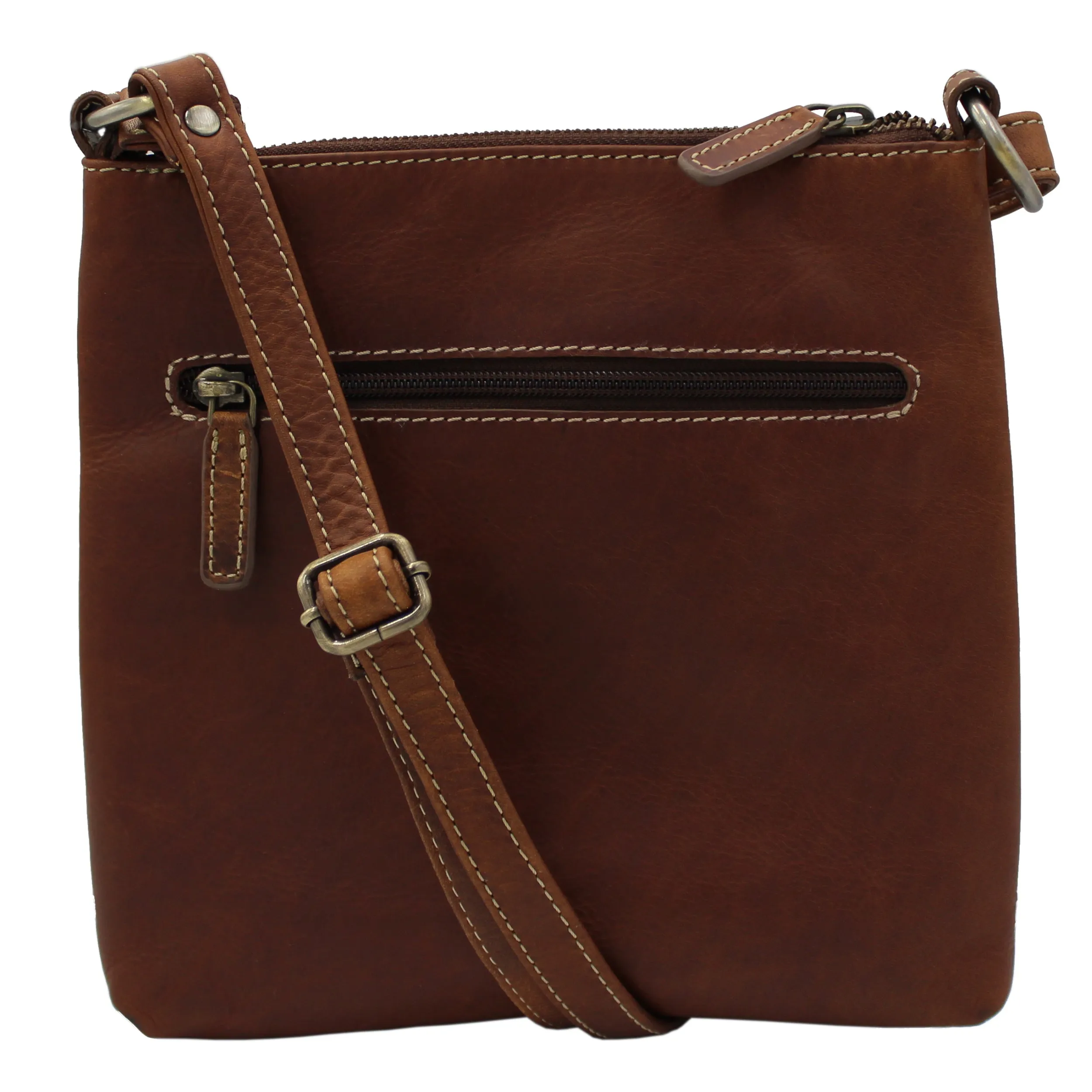 RE Leather Bag (8.75"x 8.5"x 2")