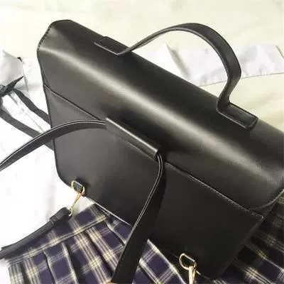 Retro Korean Messenger Bag - Double Buckle British Shoulder Bag