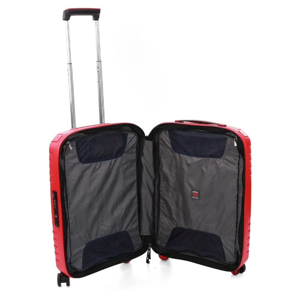 Roncato Ypsilon Carry On 55cm Hardsided Exp Spinner Suitcase Red