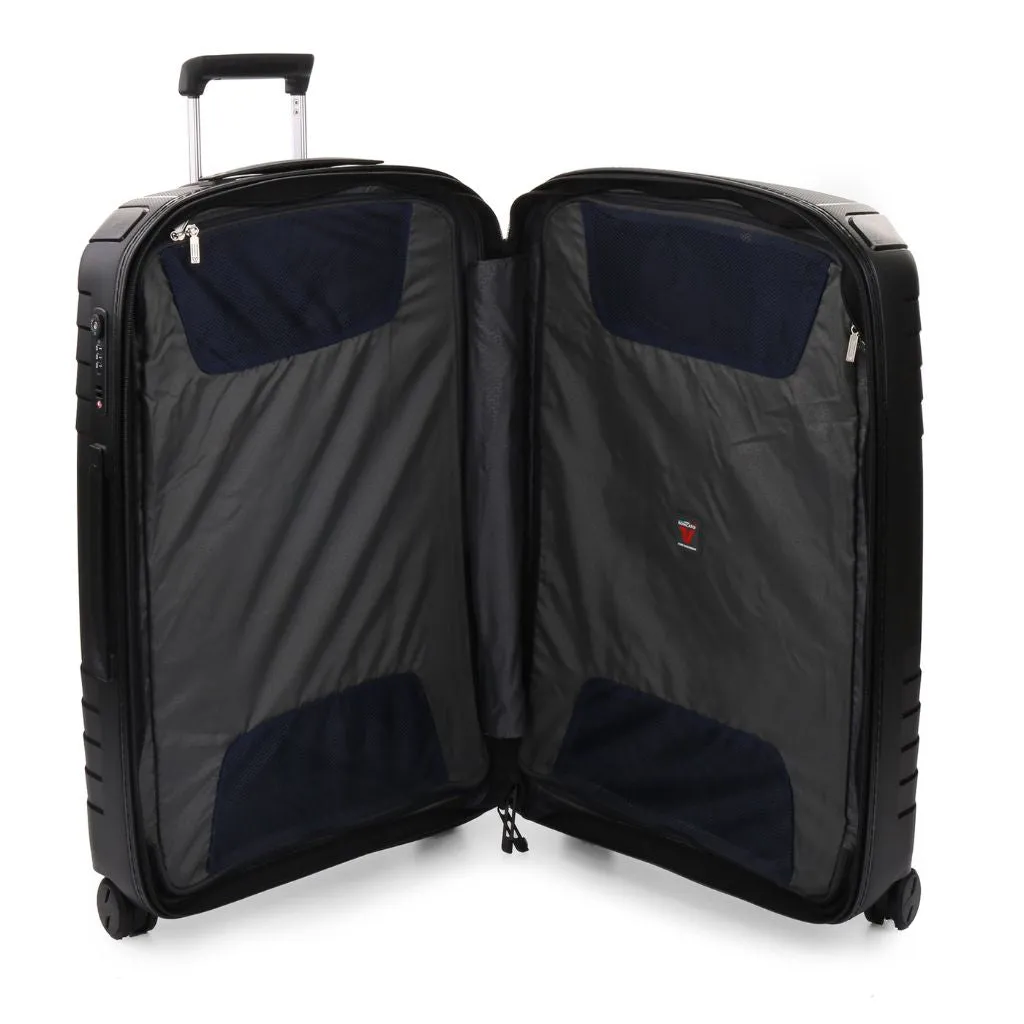 Roncato Ypsilon Hardsided Spinner Suitcase 3pc Set - Black