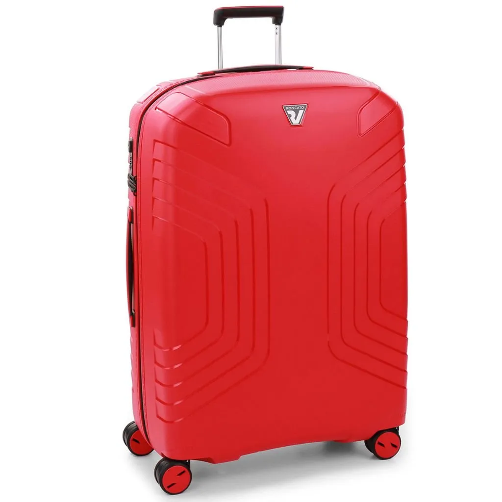 Roncato Ypsilon Hardsided Spinner Suitcase Duo Set - Red