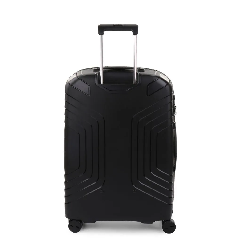 Roncato Ypsilon Medium 69cm Hardsided Exp Spinner Suitcase Black