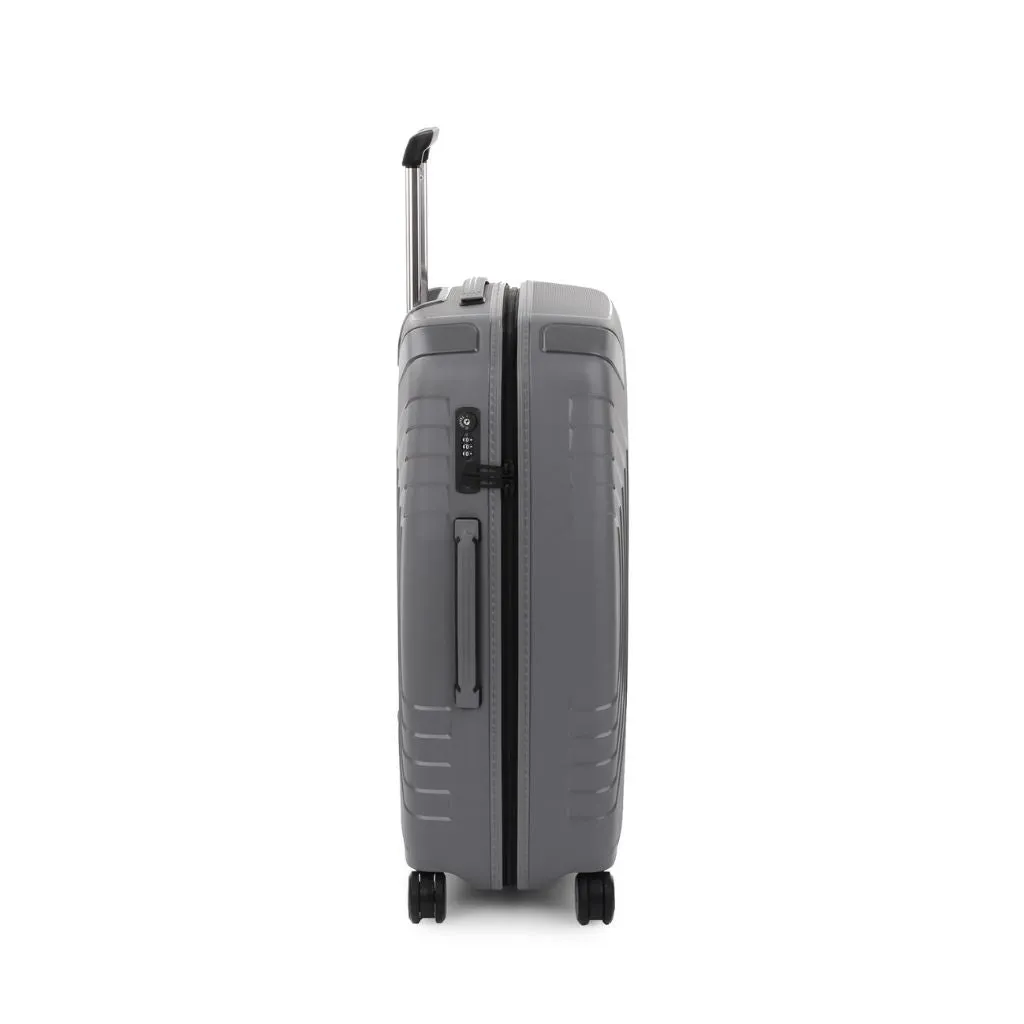 Roncato Ypsilon Medium 69cm Hardsided Exp Spinner Suitcase Grey