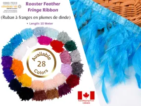 Rooster Feather Fringe Ribbon