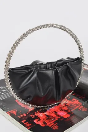 Round Stone Handle Clutch