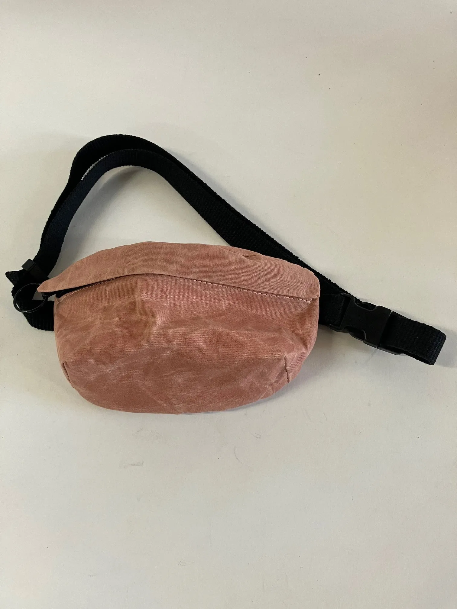 SAMPLE Fanny pack, pink waist bag, WAXED CANVAS FANNY PACK