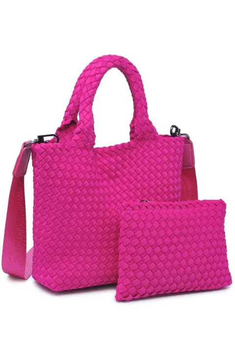 Sky's The Limit - Small Woven Neoprene Tote