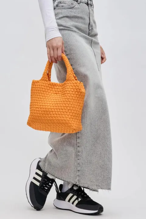 Sky's The Limit - Small Woven Neoprene Tote