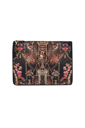 SMALL CANVAS CLUTCH GOTHIC GODDESS