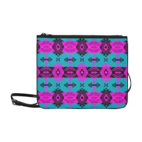 Sovereign Nation Deep Lake and Sunset Slim Clutch Bag